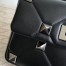 Valentino Medium Roman Stud Tonal Chain Bag In Noir Nappa