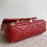 Valentino Medium Roman Stud Chain Bag In Red Nappa