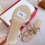 Valentino Rockstud Flip Flop Sandals 50mm In Poudre Calfskin