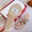 Valentino Rockstud Flip Flop Sandals 50mm In Poudre Calfskin