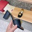 Valentino One Stud Slide Sandals 60mm In Black Calfskin