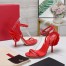 Valentino Roserouche Sandals 1959 100mm in Red Calfskin