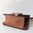 Valentino Small Vsling Shoulder Bag In Brown Grainy Leather