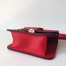 Valentino Small Vsling Shoulder Bag In Red Grainy Leather