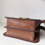 Valentino Vsling Large Shoulder Bag In Brown Grained Calfskin