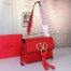 Valentino Garavani Red Small VRing Shoulder Bag