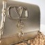 Valentino Vcase Small Chain Bag In Gold Metallic Lambskin