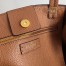 Valentino Roman Stud Tote Bag In Brown Grainy Calfskin