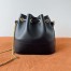 Valentino VLogo Signature Mini Bucket Bag in Black Leather