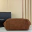 Saint Laurent LE 5 À 7 Bea Bag in Brown Suede Leather
