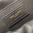 Saint Laurent Monogram All Over Camera Bag In Black Suede