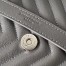 Saint Laurent College Medium Bag In Grey Matelasse Leather
