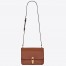 Saint Laurent Carre Satchel Bag In Brick Leather