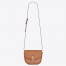 Saint Laurent Kaia Small Satchel Bag In Brown Calfskin