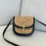 Saint Laurent Kaia Small Bag In Raffia and Leather