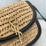 Saint Laurent Kaia Small Bag In Raffia and Leather