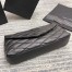Saint Laurent Sade Puffer Envelope Clutch In Black Lambskin