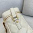 Saint Laurent 80's Vanity Bag In White Quilted Grained Leather