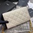 Saint Laurent WOC Becky Chain Wallet In White Lambskin