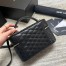 Saint Laurent Gaby Mini Vanity Bag in Black Lambskin 