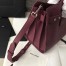 Saint Laurent Small Sac de Jour Souple Bag In Ruby Grained Leather