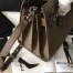 Saint Laurent Small Sac de Jour Souple Bag In Taupe Grained Leather