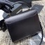 Saint Laurent Cassandra Medium Bag In Black Grained Leather