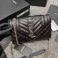 Saint Laurent Small Envelope Bag In Noir Grained Leather