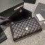 Saint Laurent Small Envelope Bag In Noir Grained Leather