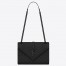 Saint Laurent Medium Envelope All Black Bag