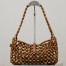 Saint Laurent Le 5 À 7 Hobo Bag in Brown Wood Beads