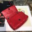 Saint Laurent Small Jamie Bag In Red Patchwork Lambskin