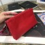 Saint Laurent Jamie Chain Wallet In Red Patchwork Lambskin