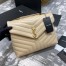 Saint Laurent Loulou Medium Bag In Powder Matelasse Leather