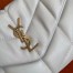 Saint Laurent Puffer Toy Bag In White Lambskin