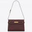 Saint Laurent Manhattan Baguette Bag In Bordeaux Calfskin