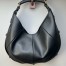 Saint Laurent Mombasa Medium Hobo Bag in Black Leather