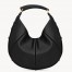Saint Laurent Mombasa Medium Hobo Bag in Black Leather