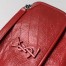 Saint Laurent Medium Niki Bag In Red Crinkled Leather