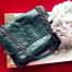 Saint Laurent Medium Niki Bag In Turquoise Vintage Leather