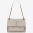 Saint Laurent Niki Medium Bag In White Lambskin