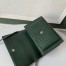 Saint Laurent Sunset Medium Bag In Green Crocodile Embossed Leather