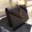 Saint Laurent Envelope Large Bag In Black Quilted Leather