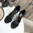Saint Laurent Cassandra 100 Sandals In Black Calfskin