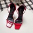 Saint Laurent Opyum 110 Sandals In Red Patent Leather