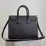 Saint Laurent Supple Sac De Jour Small Bag in Black Grained Leather