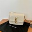 Saint Laurent Solferino Small Bag In White Calfskin