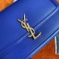 Saint Laurent Solferino Medium Bag In Blue Box Calfskin