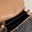 Saint Laurent Solferino Medium Soft Bag In Brown Suede