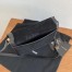 Saint Laurent Solferino Medium Soft Bag In Black Suede